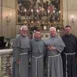dalla sinistra: Fra Jarosław WYSOCZAŃSKI, Fra Dariusz GACZYŃSKI, Fra Eugeniusz RÓŻAŃSKI, Fra Robert KOZIELSKI