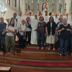 31-Sassari, chiesa di Santa Maria di Betlem_frati e fedeli della comunità