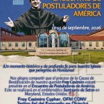 Cartel del encuentro «Santos en camino»