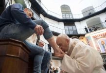 Roma: Il Papa in carcere