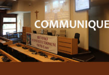 from the General Secretary of the Chapter