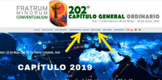 Novedades en la página del Capítulo general capgen2019