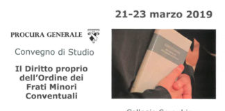 Roma: convegno sul diritto proprio dell’OFMConv convegno