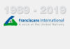 Trentesimo anniversario del Franciscans International fi-30-anni