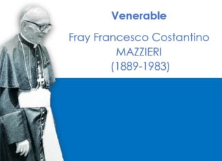 Promulgación del Decreto sobre las virtudes heroicas del Siervo de Dios Fray Francesco Costantino MAZZIERI Francesco MAZZIERI
