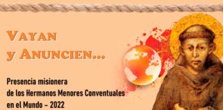 Presencia misionera OFMConv en el mundo SGAM-presenza-missionaria-01