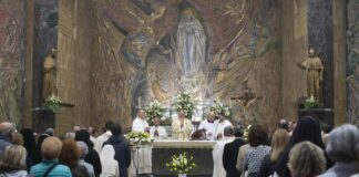 Presa di possesso del Titolo cardinalizio del Card. Fra François-Xavier BUSTILLO Italy, Rome, 2024/4/20.