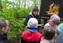 Niepokalanów Lasek: Meeting of the Little Knights of the Immaculata Niepokalanów Lasek