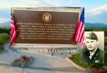 Fr. Ignatius MATERNOWSKI upamiętniony na pomniku D-Day w USA Ignatius P. Maternowski OFMConv