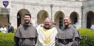 Two Franciscan Friars Make Their First Profession of Vows USA-OLA, First Profession of Vows