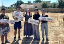 Rayaq: primera Misa en honor de Santa Clara en el terreno del nuevo Monasterio de las Clarisas Libano