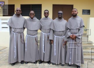Ghana: Professione solenne e Giubileo d’argento nella Custodia di Sant’Antonio Ghana OFMConv